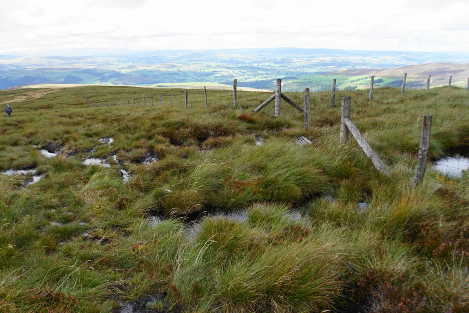 An image depicting the trail Berwyn Tops from Tan Y Pystyll and its surrounding area.