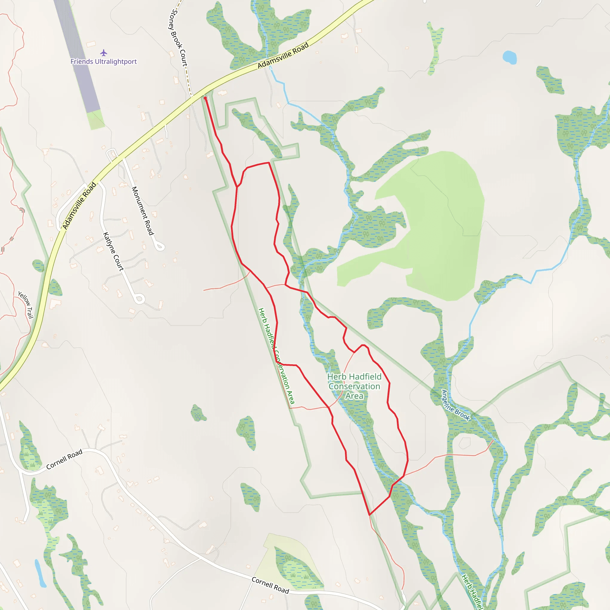 Adamsville Road South Loop mobile static map