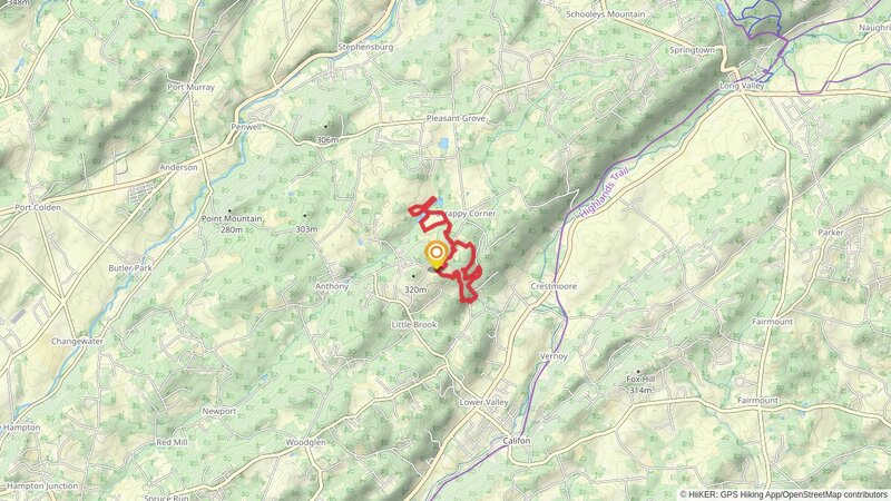 Cross Roads Camp and Retreat Center, Blue and White Loop Trail