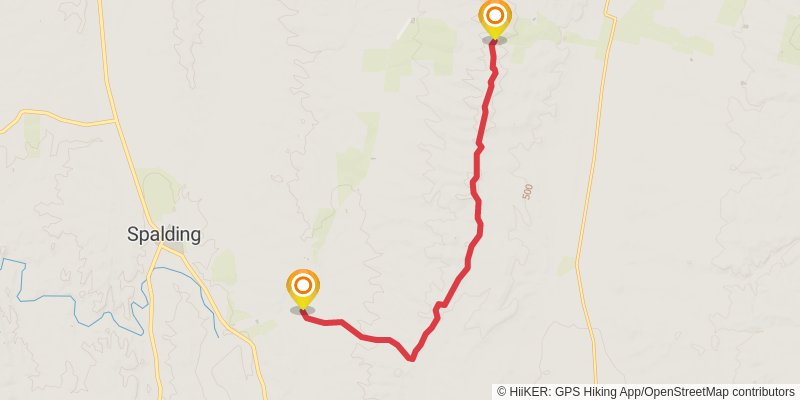 Mawson Trail alt 6 Map