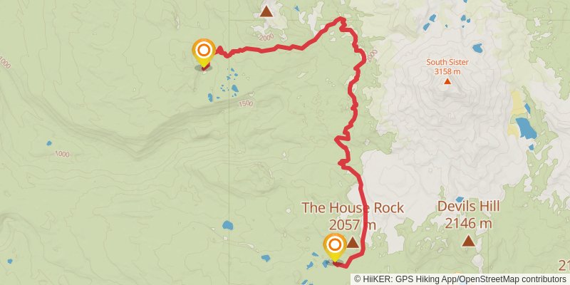 Separation Creek Loop stage 3 Map