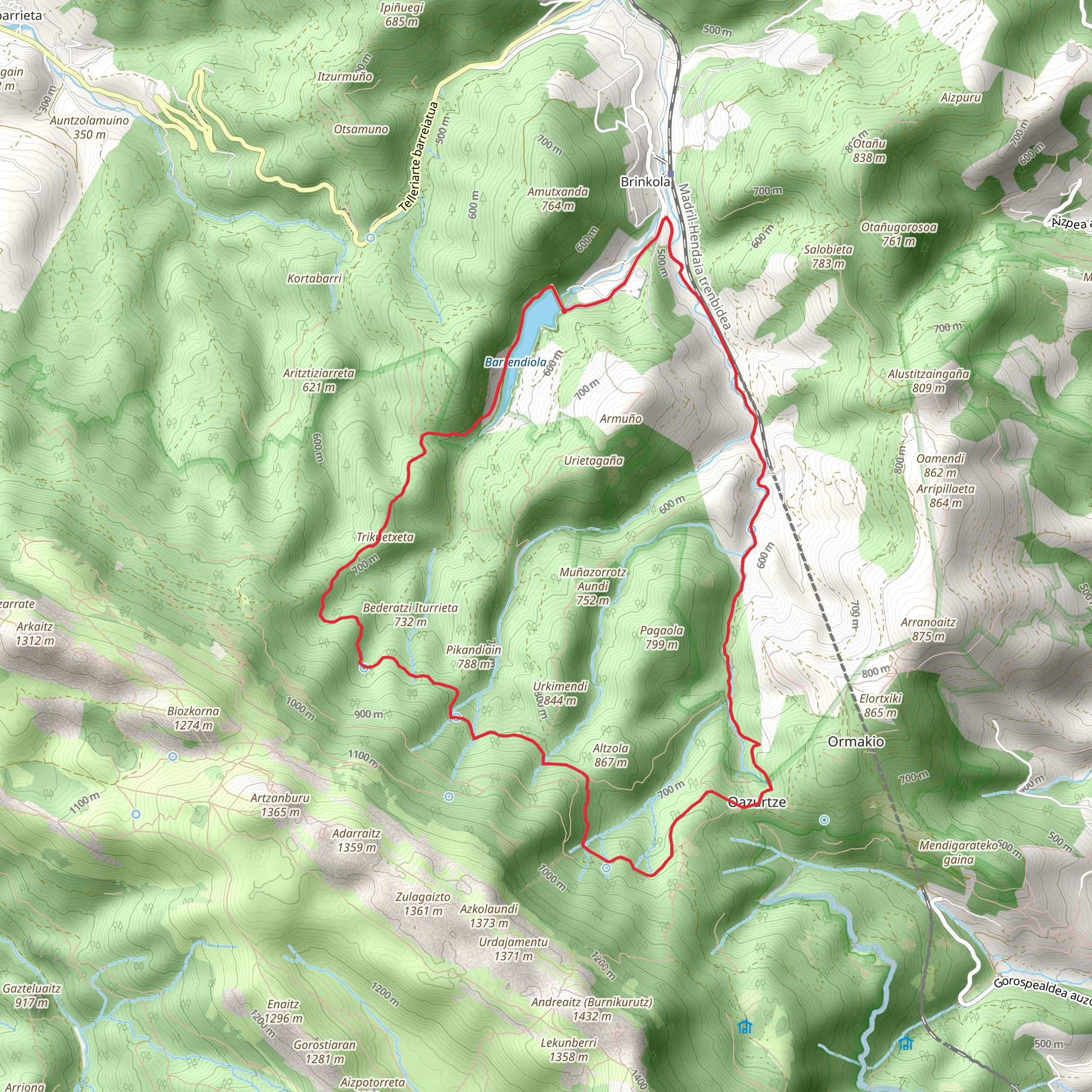 After the water of Aizkorbe PR GI 3007 mobile static map