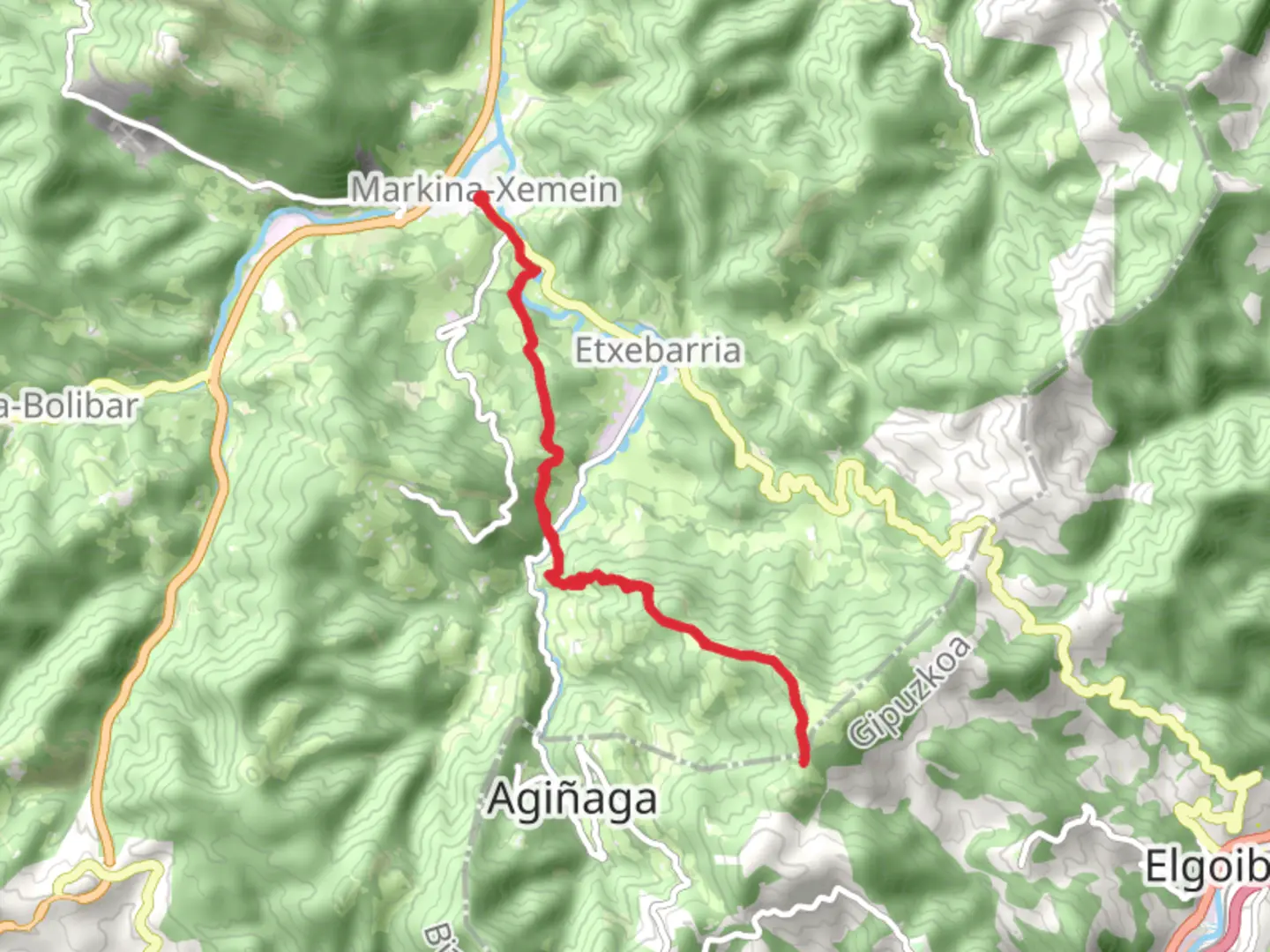 An image depicting the trail Trail of the Max or Kalamua PR BI 23 and its surrounding area.