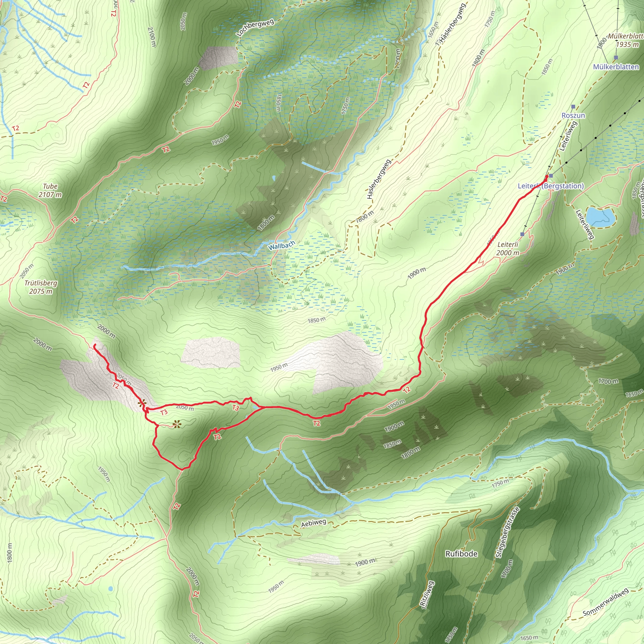 Höhenrundweg Gryden mobile static map