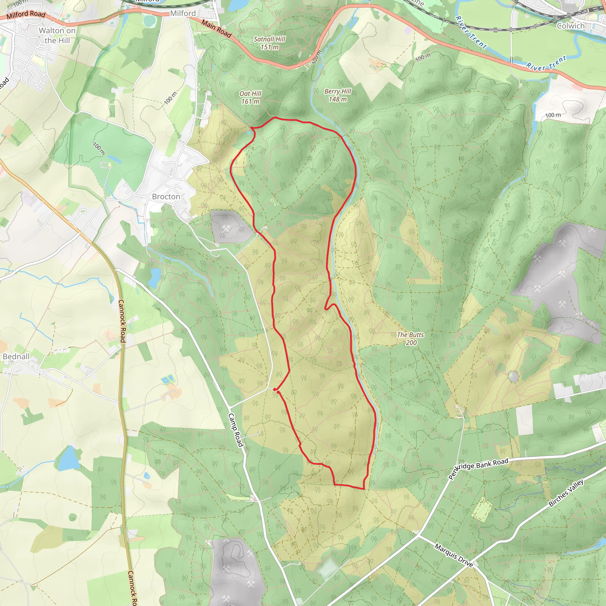 Sherbrook - Stepping Stones and Freda's Memorial mobile static map