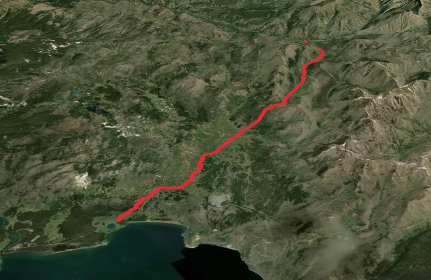 Mist Creek Trail via Pelican Valley Trail Park County Wyoming