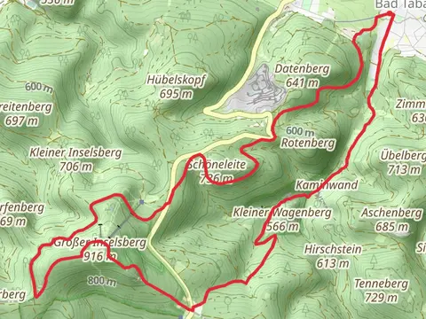 Bad Tabaz to Schoneleite Loop