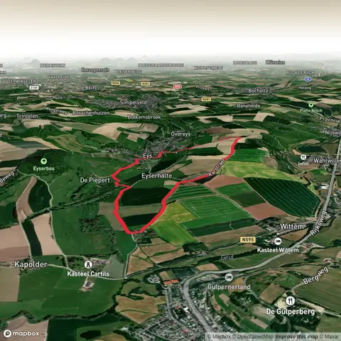 Pipertbroek Weg and Zwarte Brug Weg Loop