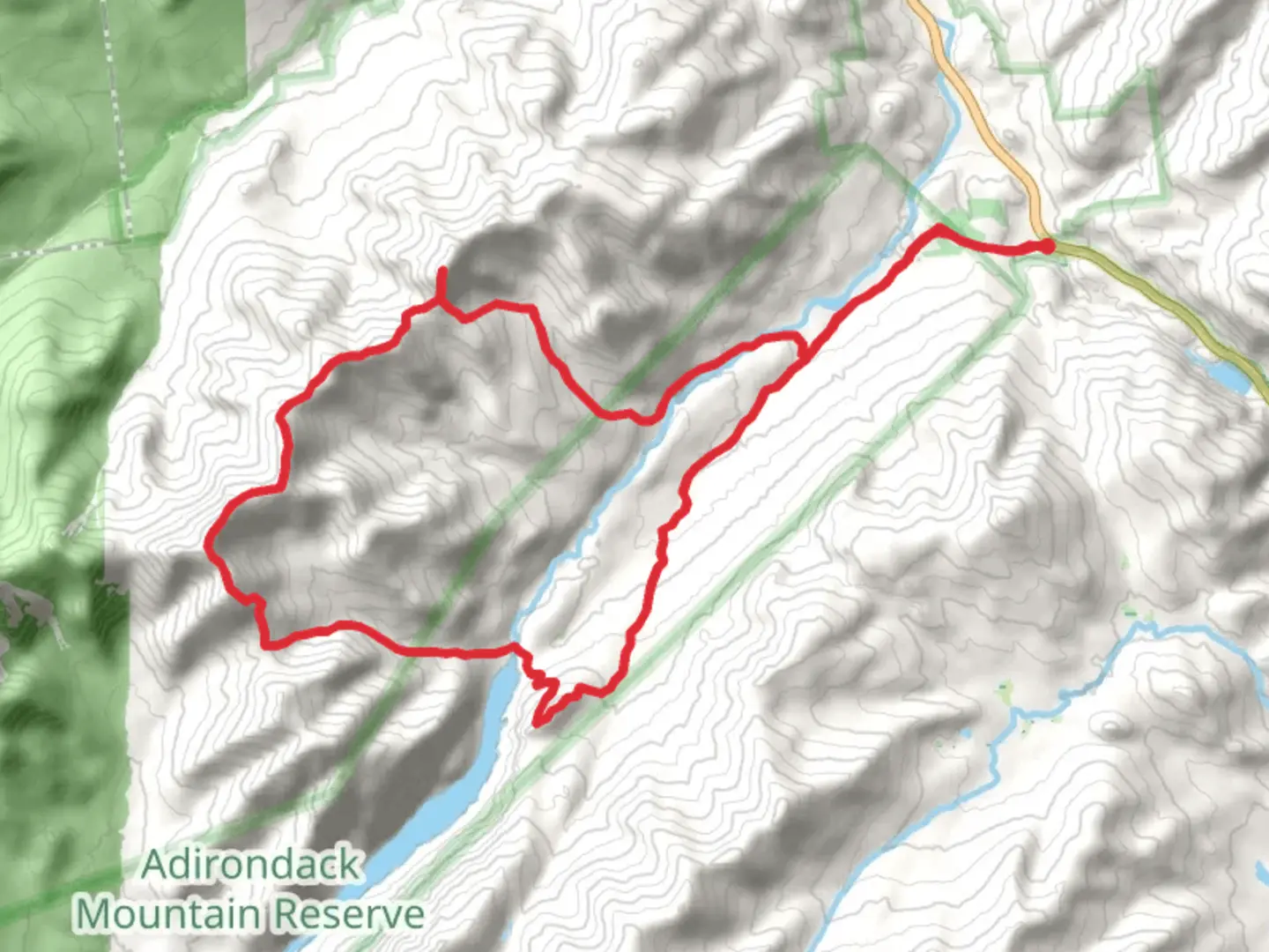 An image depicting the trail Pyramid Peak and Armstrong Mountain Loop and its surrounding area.