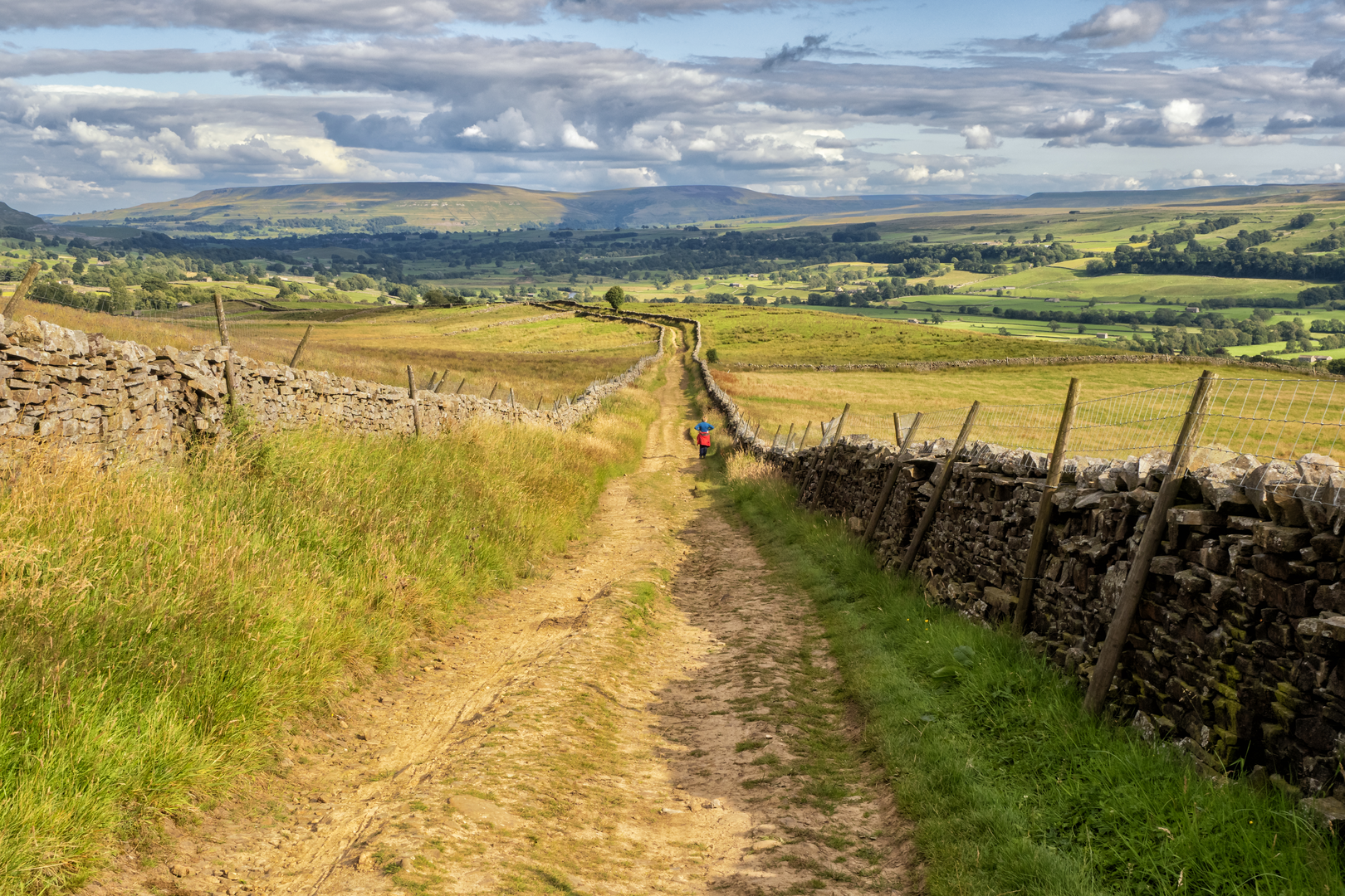 An image depicting the trail Aysgarth and Castle Bolton from Askrigg and its surrounding area.
