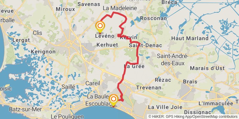 GR 3 - Vallee De La Loire stage 66 Map
