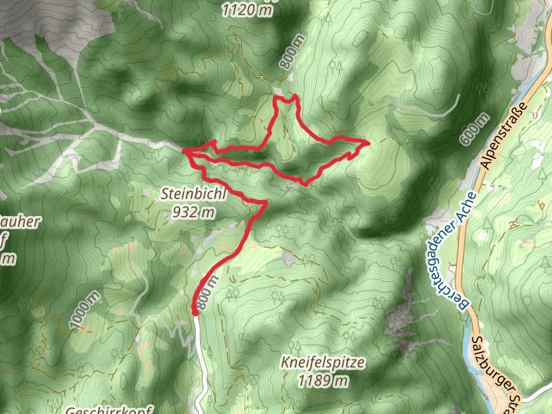 Winkl Sulzer, Maria Heimsuchung and Sulzer Wasserfall Loop from Hintergern