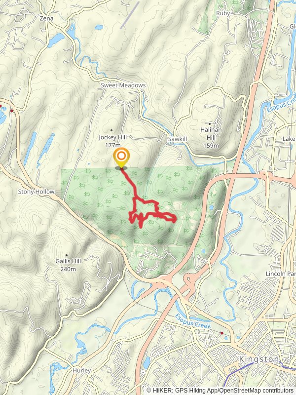 Ulster County Loop Trail mobile static map