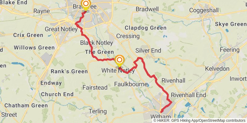 John Ray Walk stage 2 Map