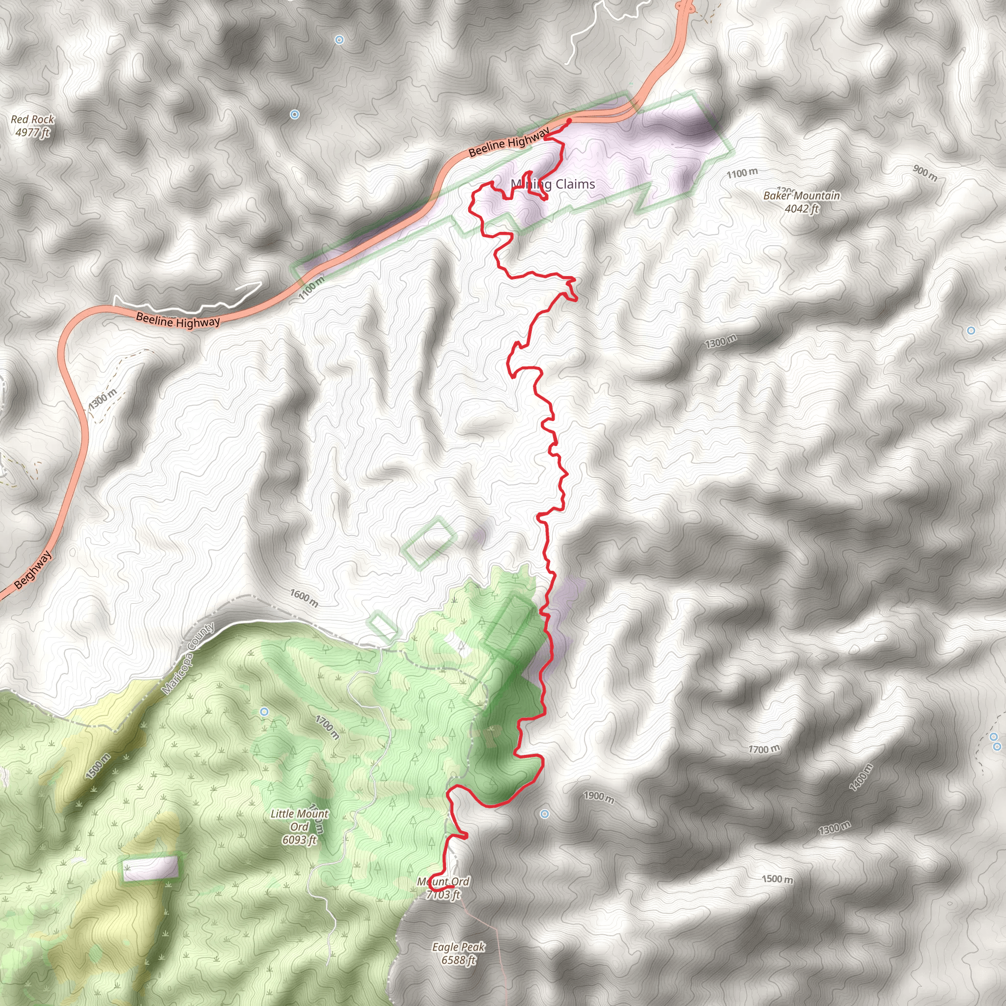 Mount Ord mobile static map