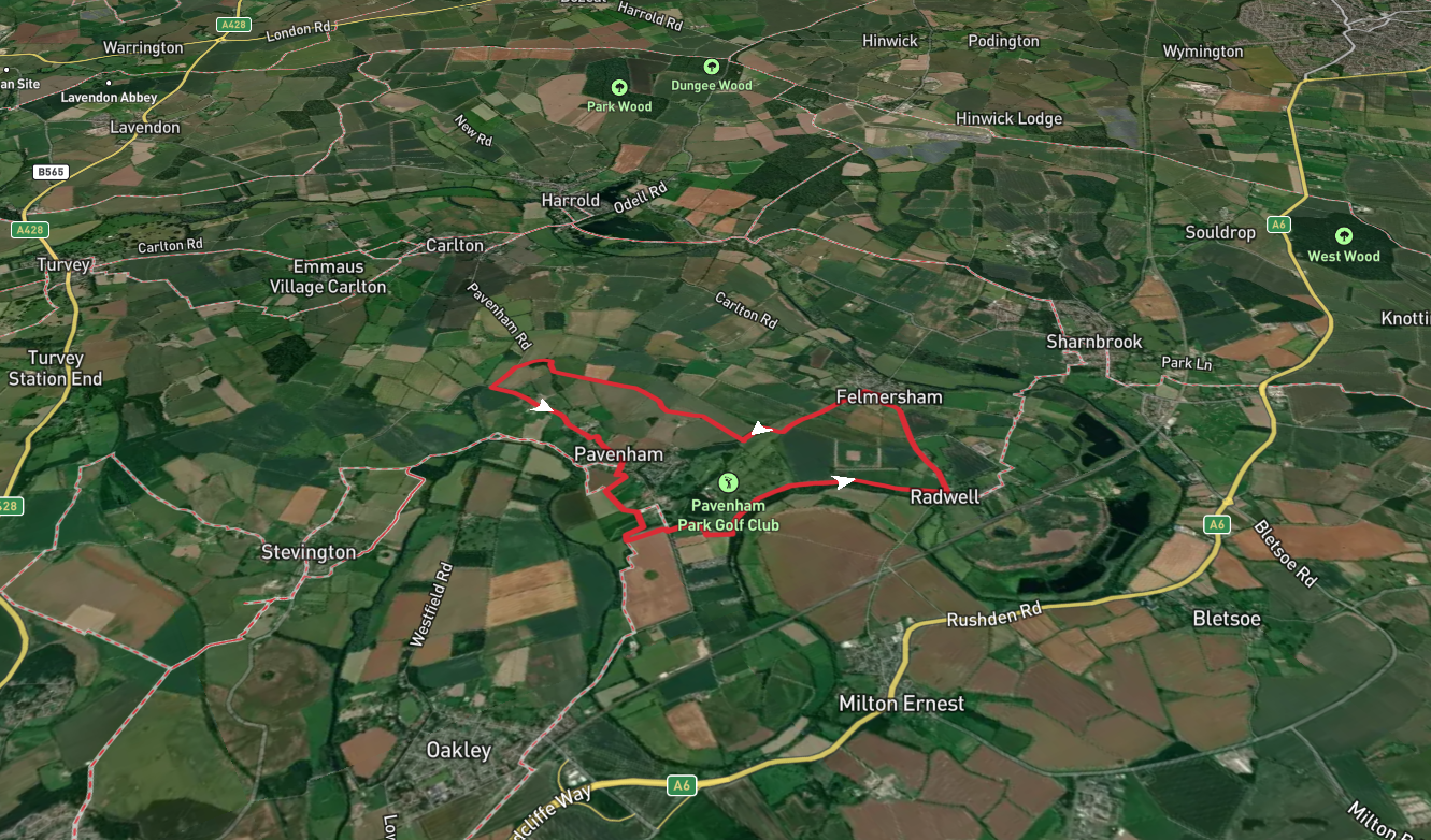 Pavenham and Radwell CIrcular Walk