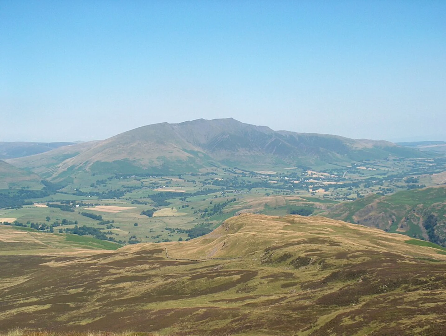 An image depicting the trail Walla Crag and Great Wood Loop and its surrounding area.