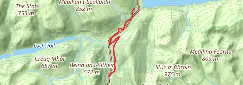Rob Roy Way 7-Day Gentle Tour (Hillwalk Tours) stage 2 Map