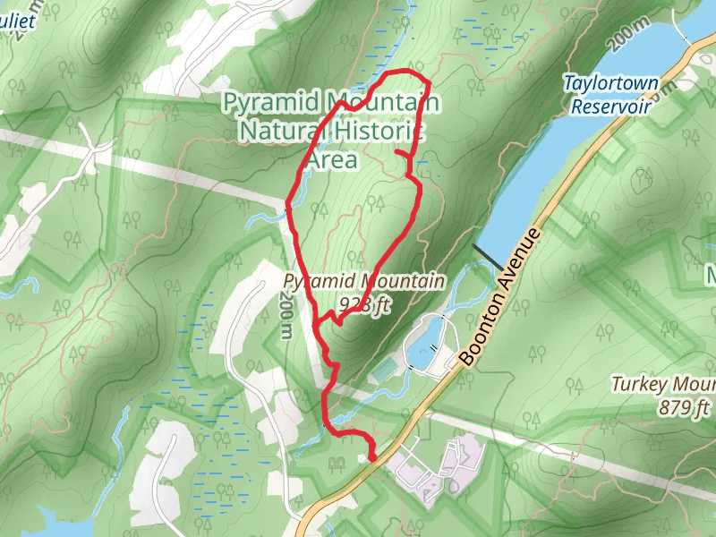 Pyramid Mountain and Blue Loop Trail