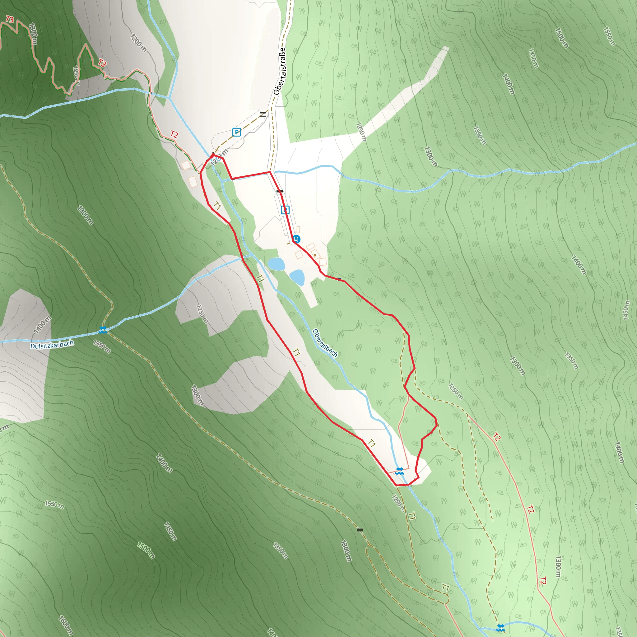 Eschachalm Loop mobile static map