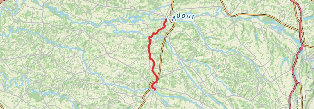 Camino Perl-Saint Jean Pied de Port via Vézelay stage 63 Map