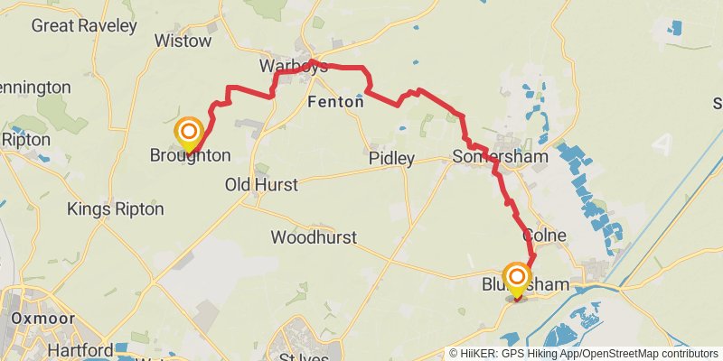 Pathfinder Long Distance Walk stage 4 Map
