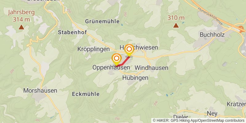 Saar-Hunsrück-Steig spur 7 Map