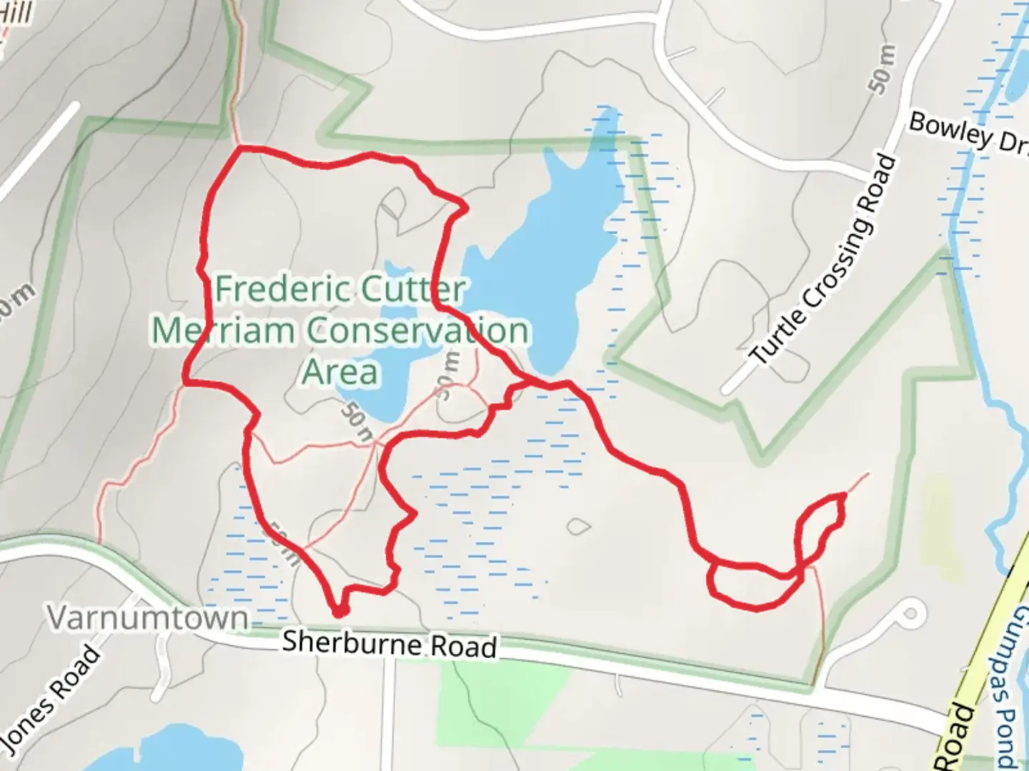 An image depicting the trail Phoebe Rock Loop Trail and its surrounding area.