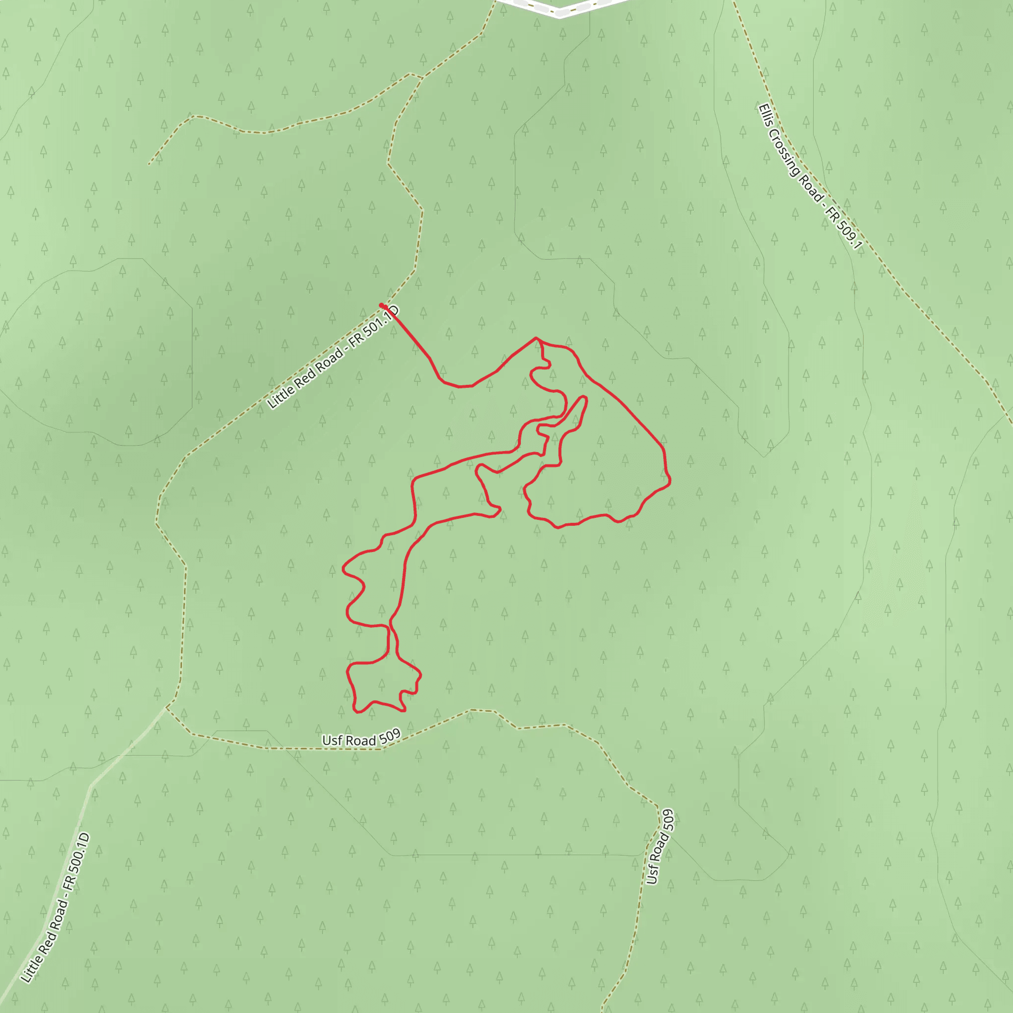 Kids Loop Trail mobile static map