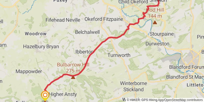 Greater Ridgeway Trail stage 5 Map