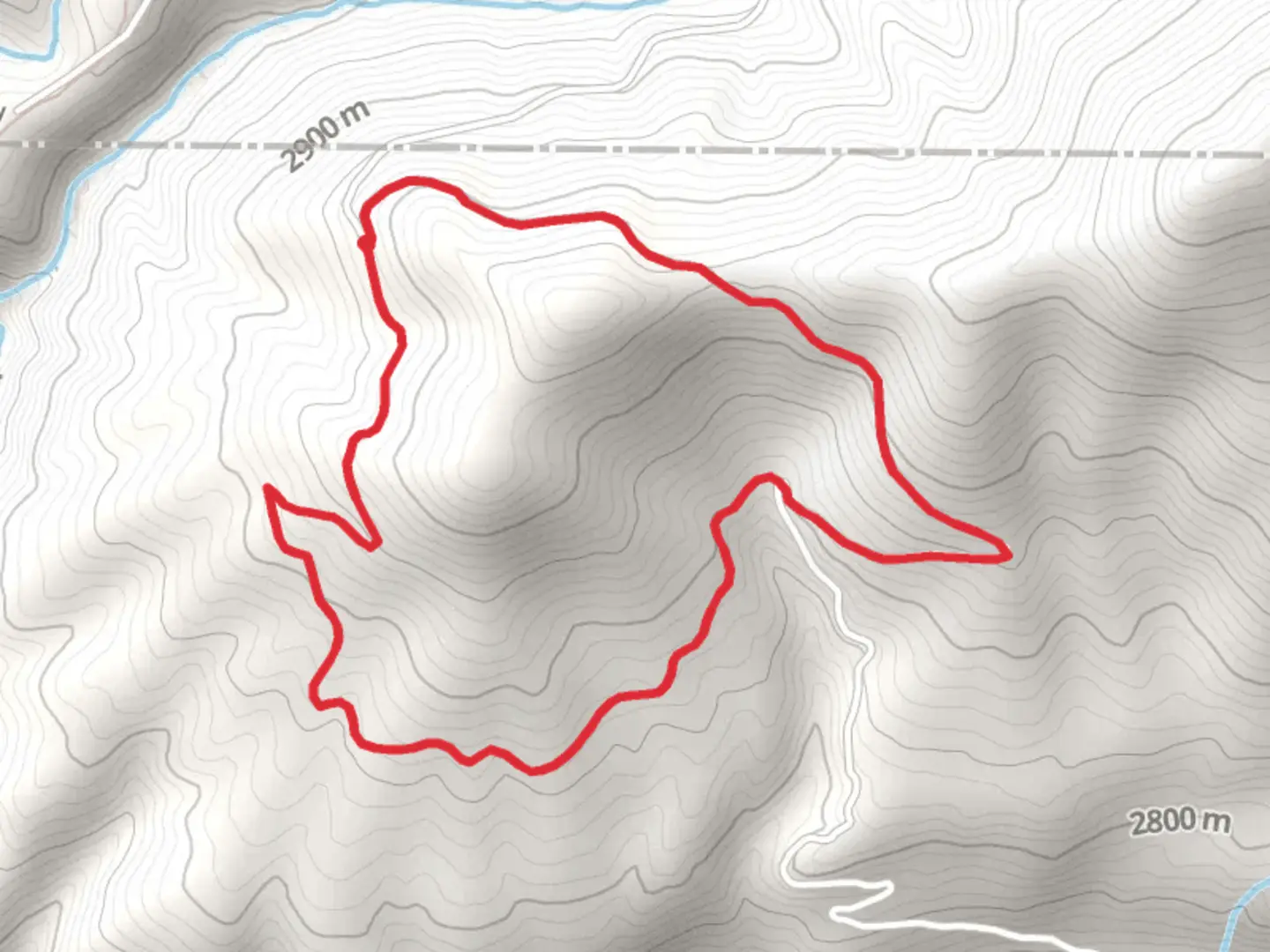 An image depicting the trail Burnt Mountain Loop Trail and its surrounding area.