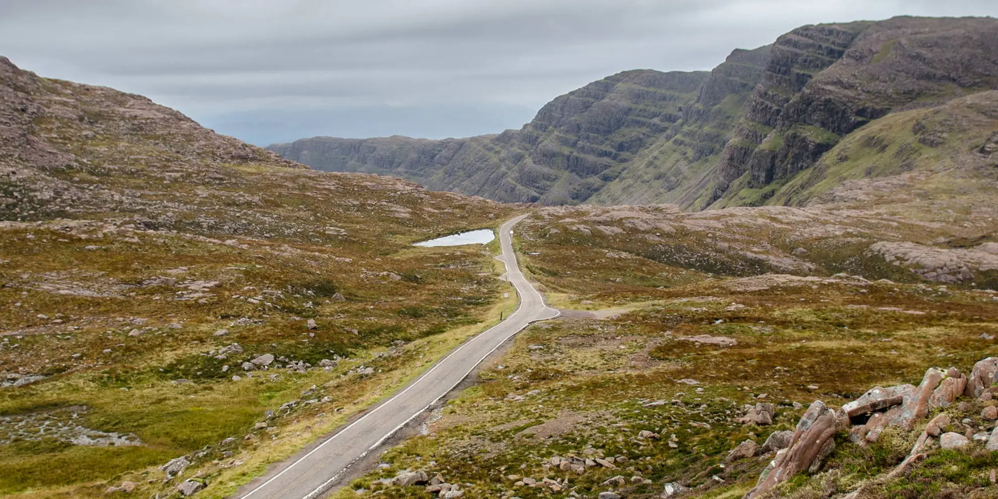 An image depicting the trail Beinn Bhan via A'Chioch Ridge from Tornapress and its surrounding area.