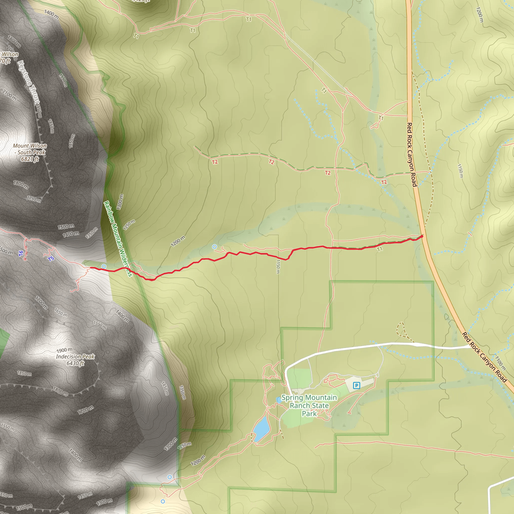 First Creek mobile static map