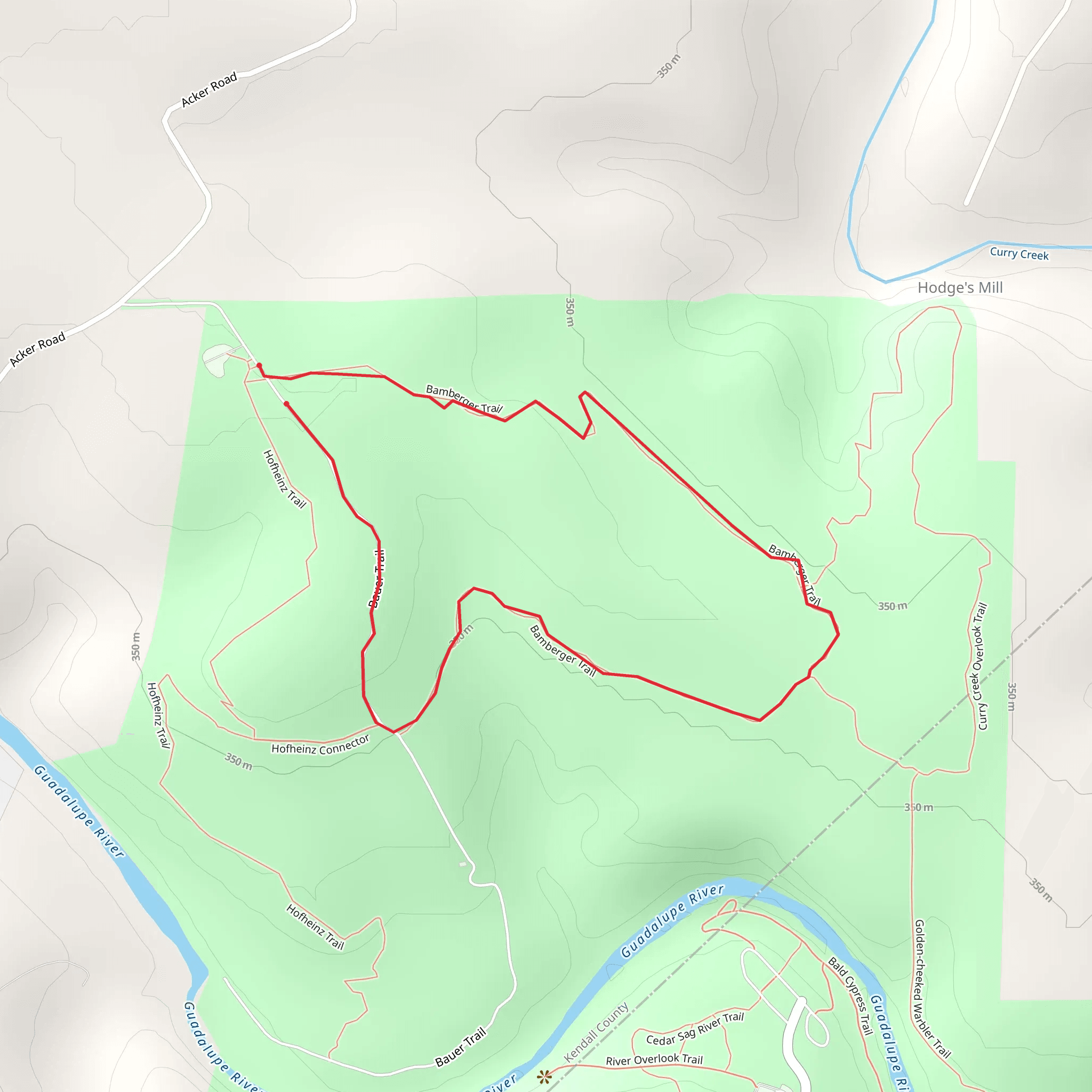Bamberger Trail mobile static map