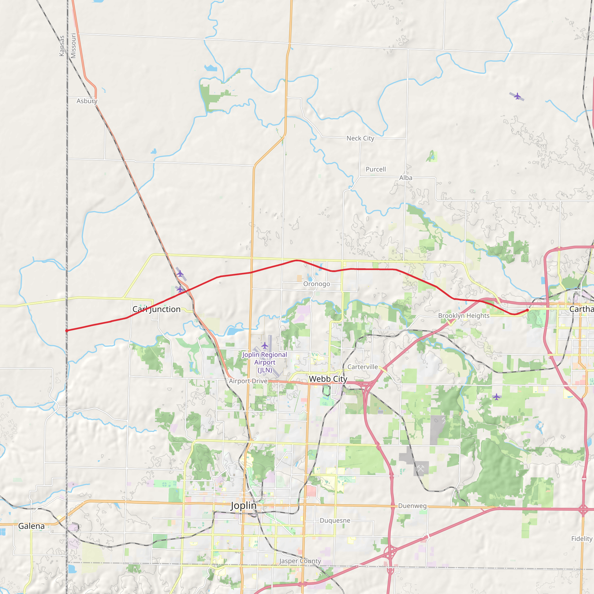 Ruby Jack Trail mobile static map