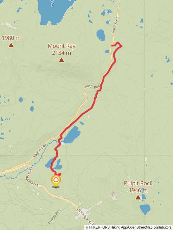 Upper Marilyn Lake and Gold Lake Trail