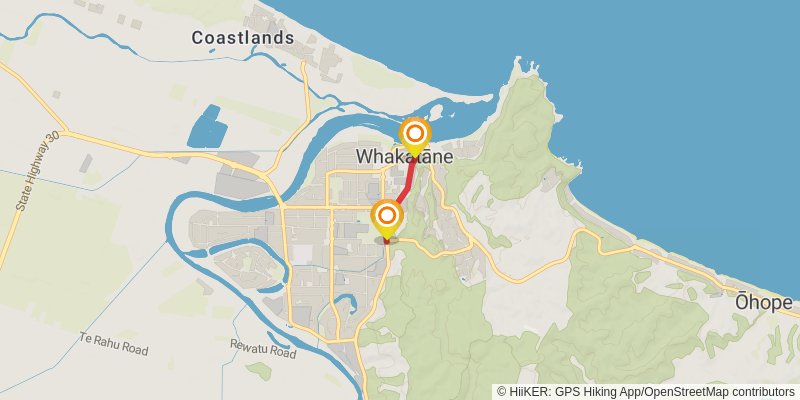 Nga Tapuwae o Toi and Kohi Point Walkway Loop stage 2 Map