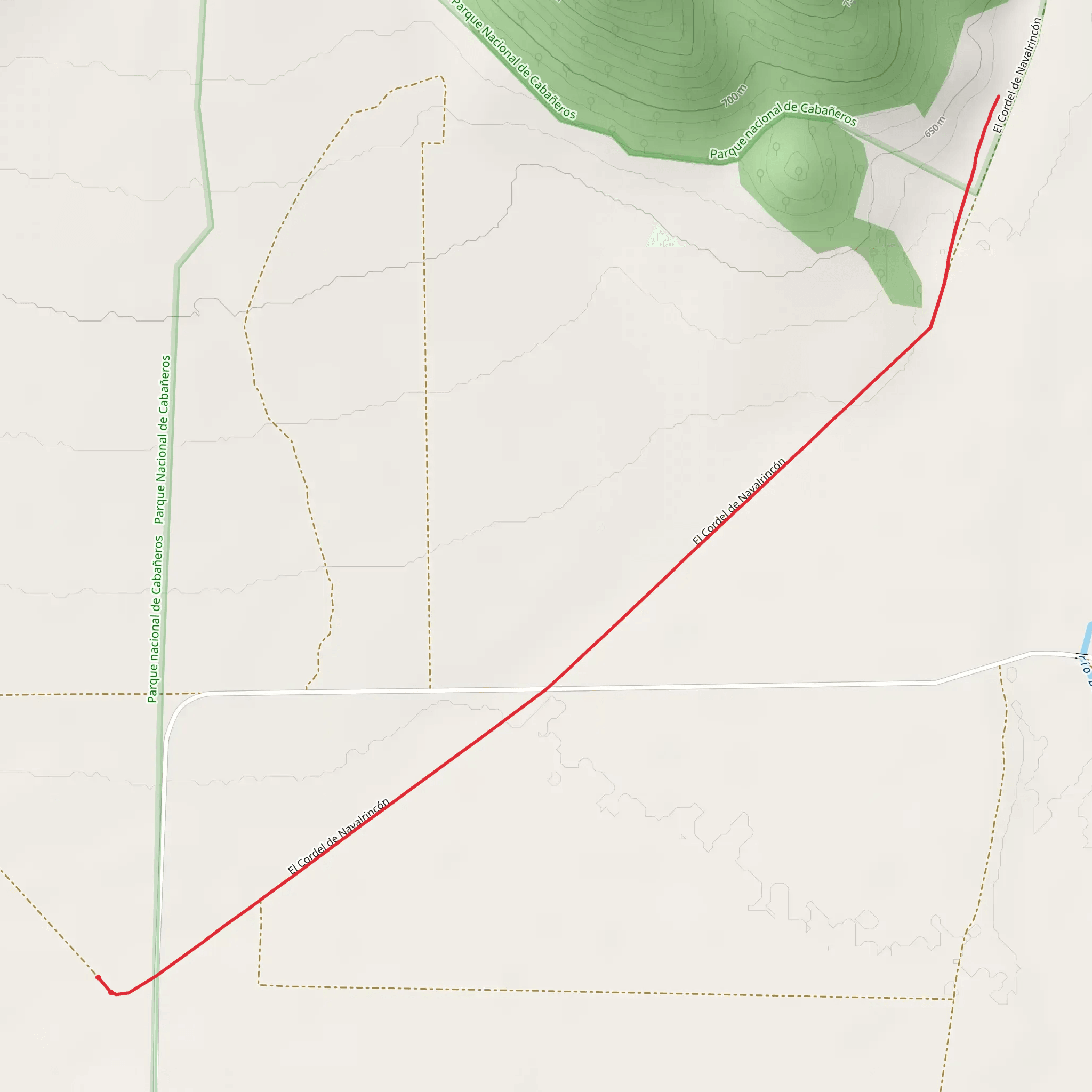 Ruta de la Colada de Navalrincón mobile static map