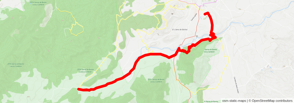 Path from Castellar to Venta del Pino PR MU 32 stage 2 Map