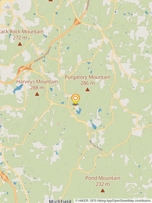 Purgatory Trail mobile static map