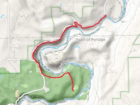 Walk along Genesee River from Park Road