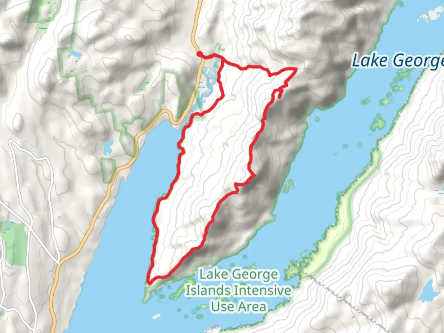An image depicting the trail Northwest Bay Loop Trail and its surrounding area.
