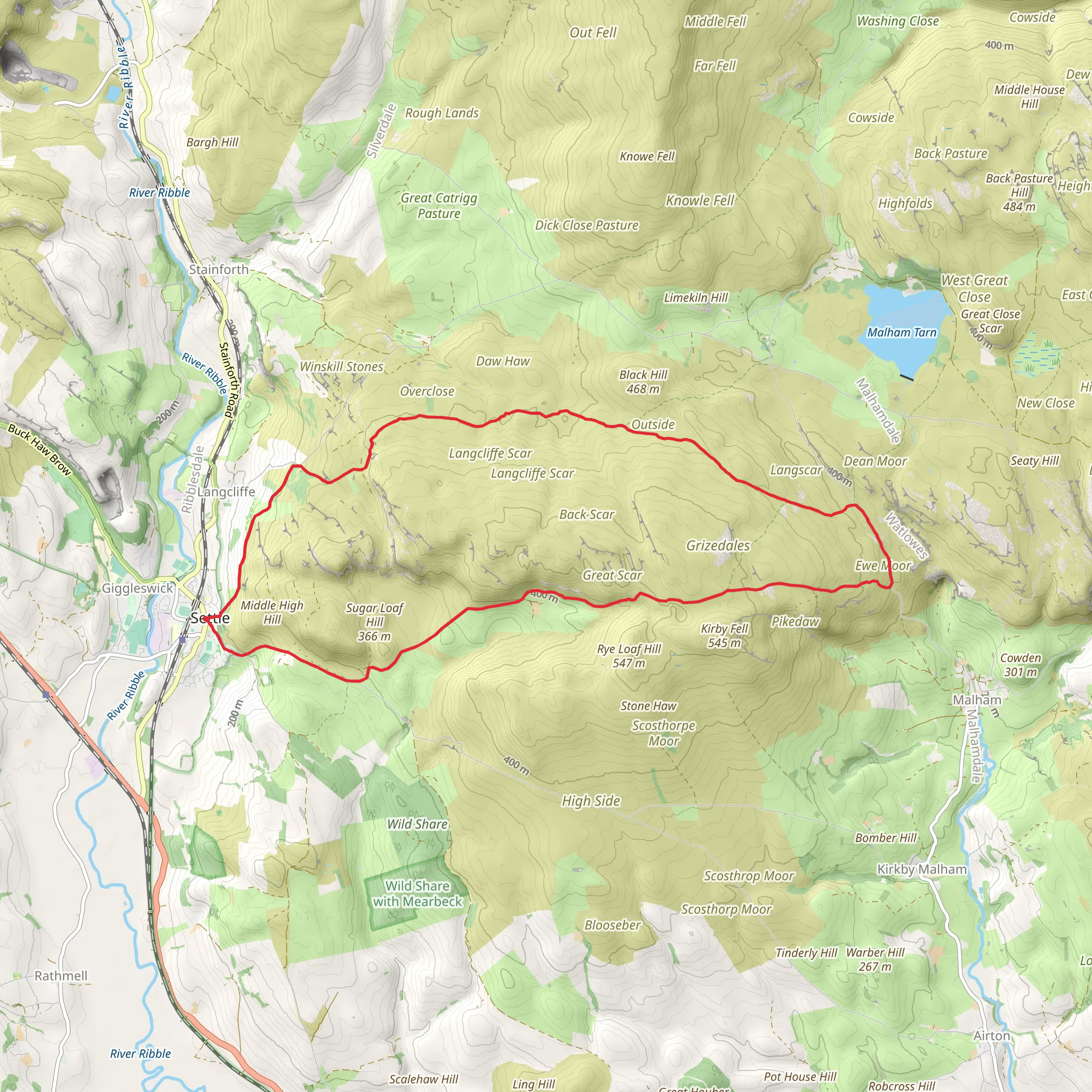 Settle East Loop mobile static map