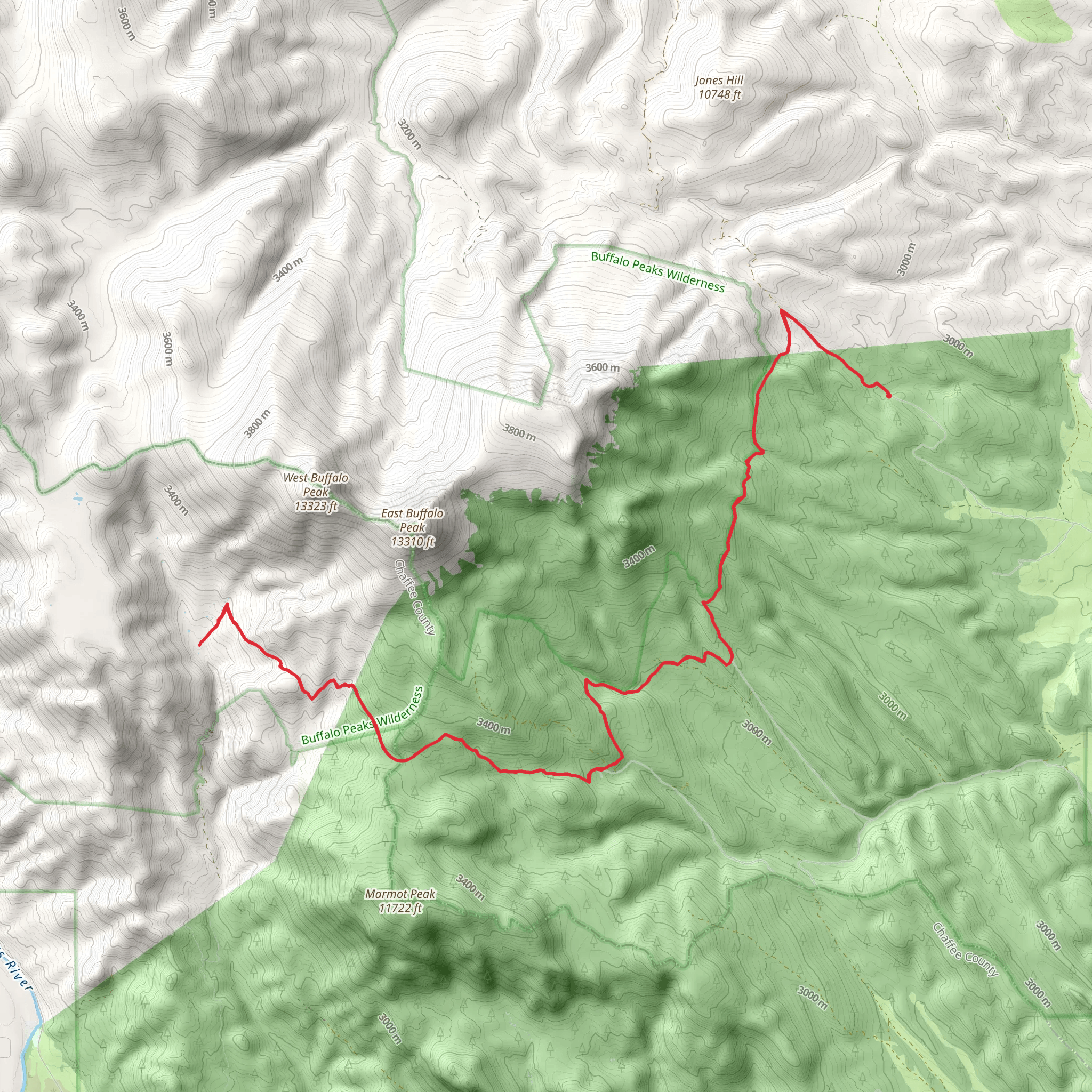 Salt Creek Trail - 618 mobile static map