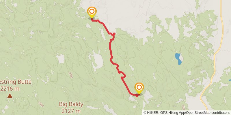 Oregon Timber Trail stage 6 Map