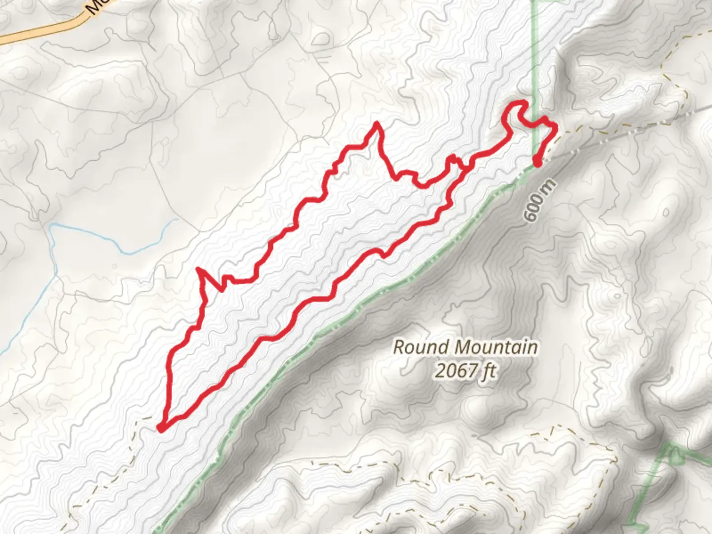 An image depicting the trail Hiwassee Horse Loop Trail and its surrounding area.
