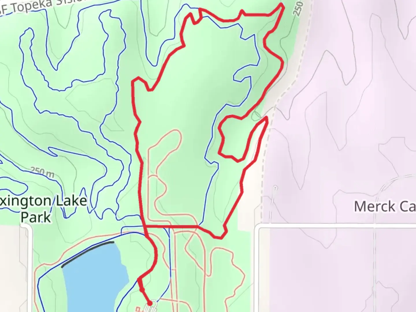 An image depicting the trail Rose and Emerald Loop and its surrounding area.