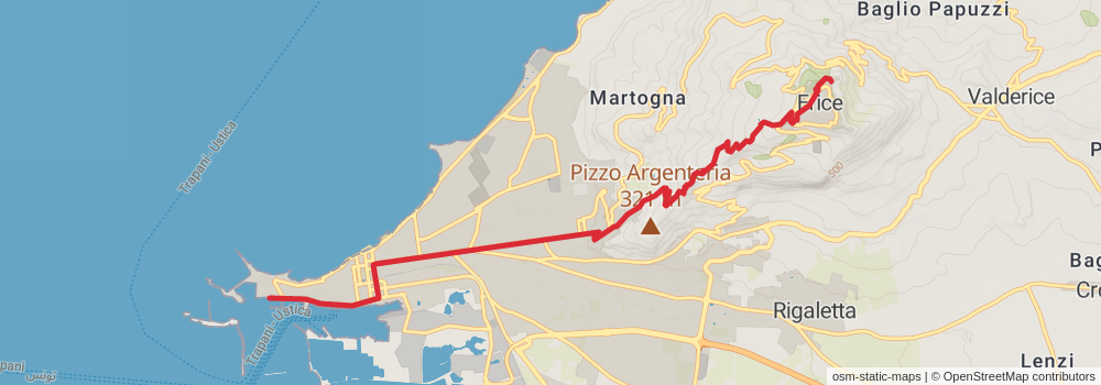 Sentiero Italia - Sicily Section stage 40 Map