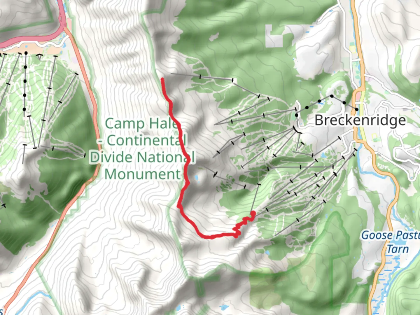 An image depicting the trail Peak 6,7 and 8 via Wheeler Trail and its surrounding area.