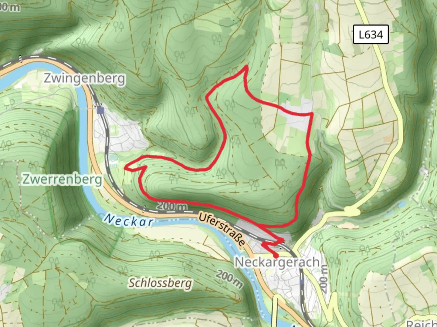 An image depicting the trail Hohwald Weg and its surrounding area.